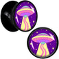 Style Space Invasion UFO Black Acrylic Saddle Plug Set by Onyx O - 13mm (34 64") - PLUG Saddle