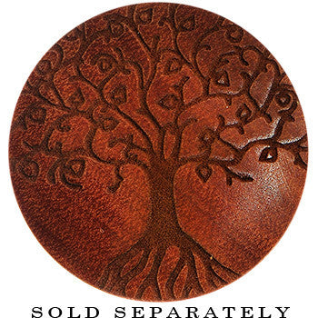Organic Sawo Wood Tree of Life Saddle Plug - - PLUG