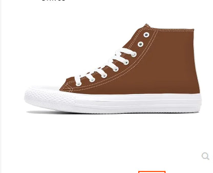 High Top Canvas Sneakers - Kia Day Design