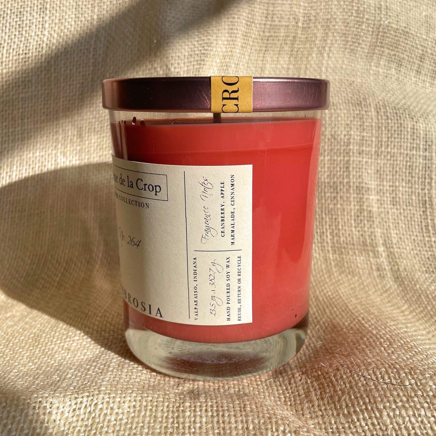 Soy Candle - Ambrosia - - candle