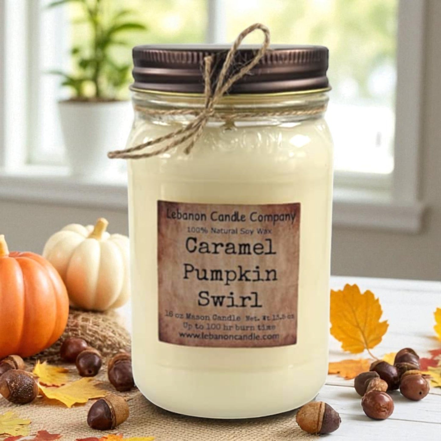 Caramel Pumpkin Swirl Candle - - Candles & Melts