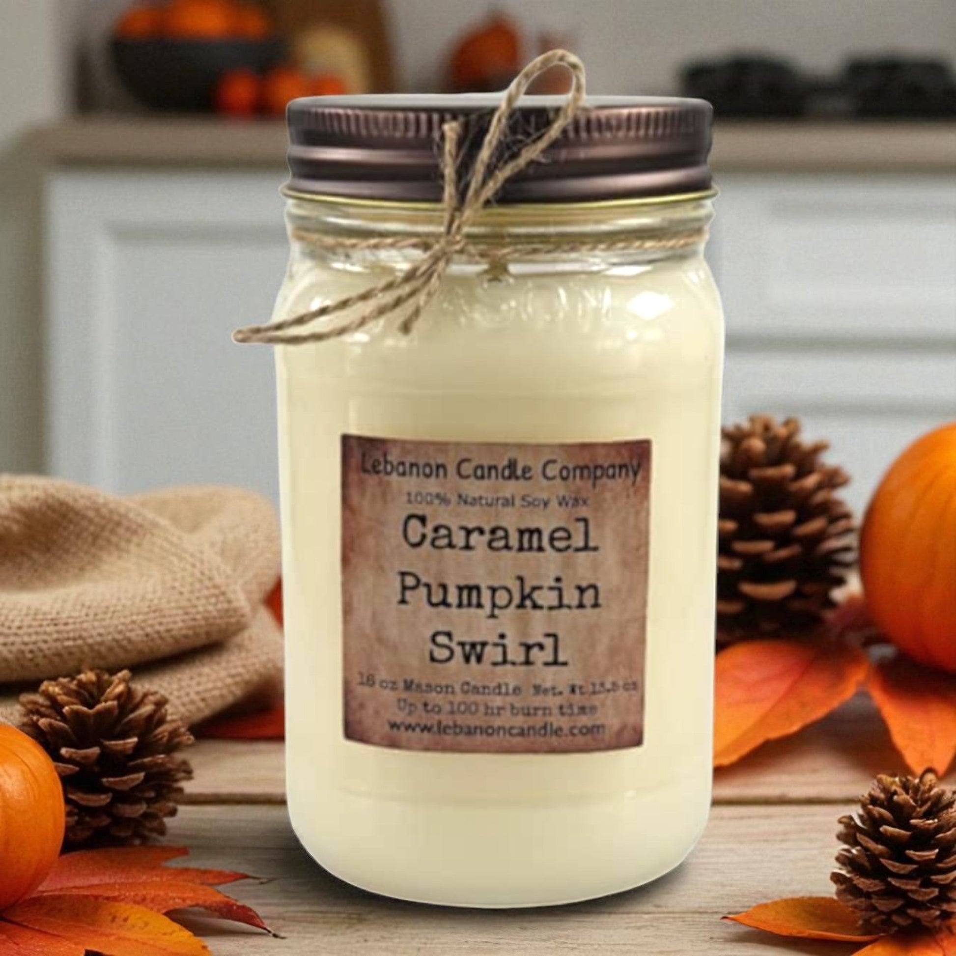 Caramel Pumpkin Swirl Candle - - Candles & Melts