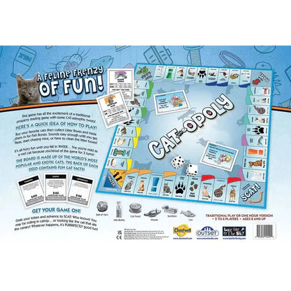 Cat-Opoly Board Game Outset - - Game