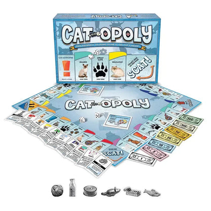 Cat-Opoly Board Game Outset - - Game