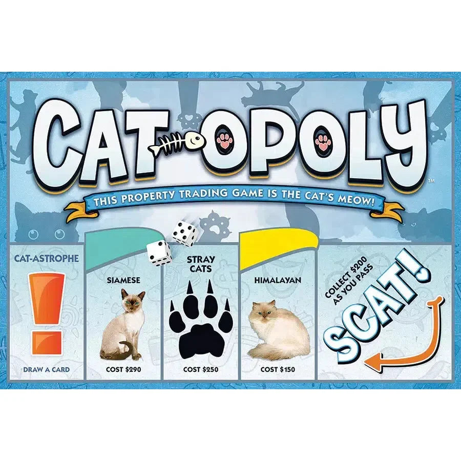 Cat-Opoly Board Game Outset - - Game