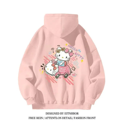 Hello Kitty Sanrio Hoodies for Boys and Girls, Y2K Style