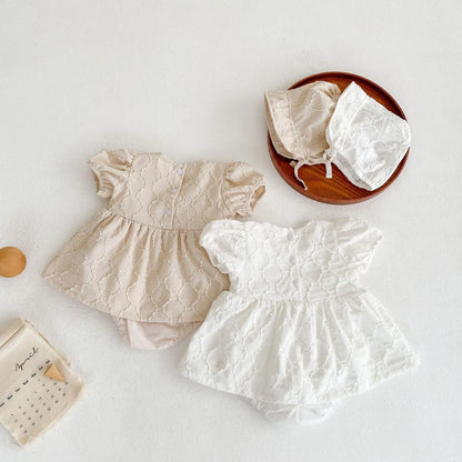 Bubble Short Sleeve Infant Dress