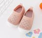 Baby Non-Slip Soft Sole Walking Shoes for Spring and Autumn dark pink