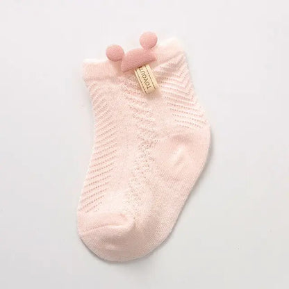 Thin Baby Socks pink S 5-12M 8-10cm