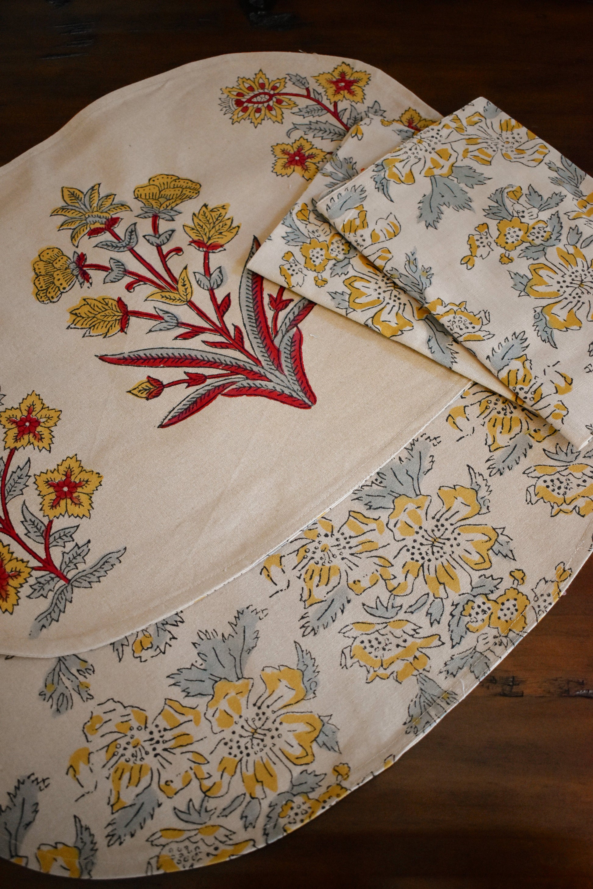 Celeste Reversible Placemats (set of 2) - - Placemat