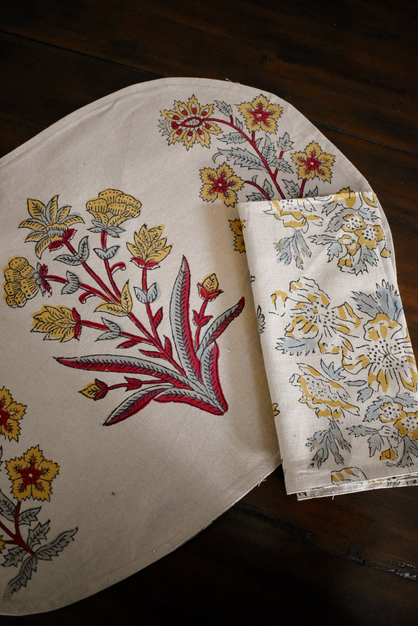 Celeste Reversible Placemats (set of 2) - - Placemat