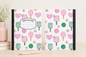 Pickleball Hardcover Composition Notebook - Composition Book - Stationary