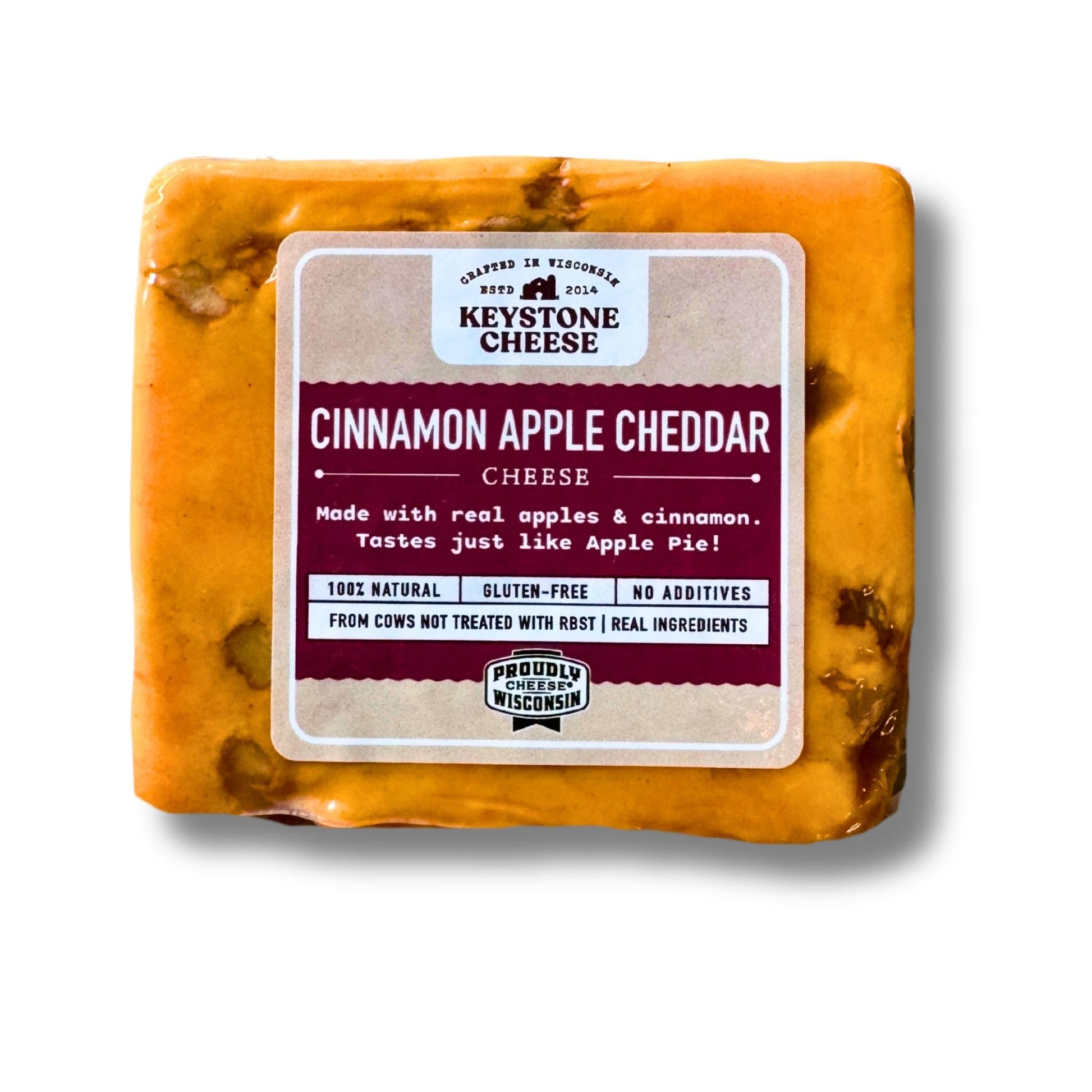 Cinnamon Apple Cheddar- Keystone Cheese- {{Product type}}