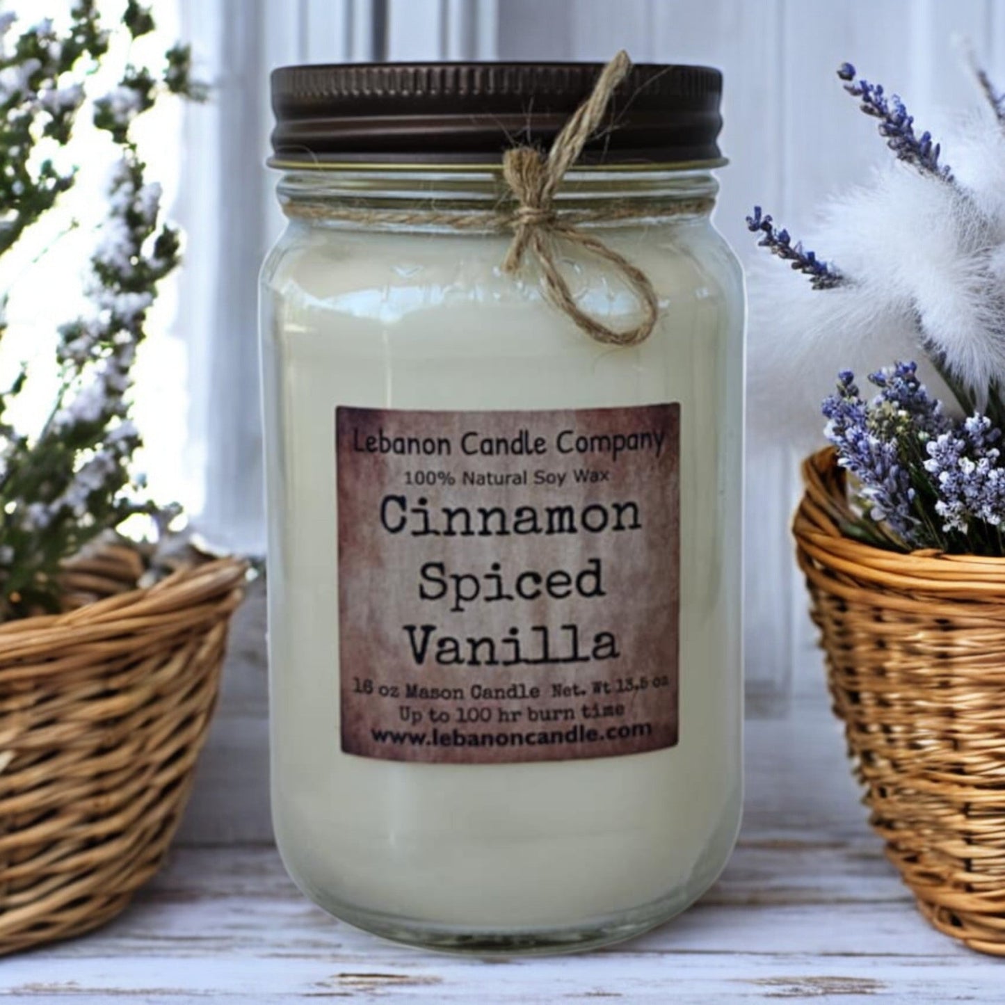 Cinnamon Spiced Vanilla Candle - - Candles & Melts