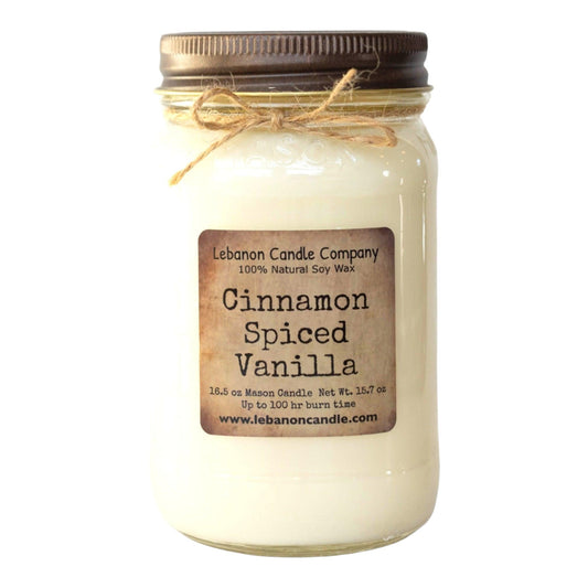 Cinnamon Spiced Vanilla Candle - - Candles & Melts