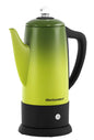 Elite Gourmet EC812G 12-Cup Retro Green Retro 50’s Electric Coffee Percolator - Kia Day Design