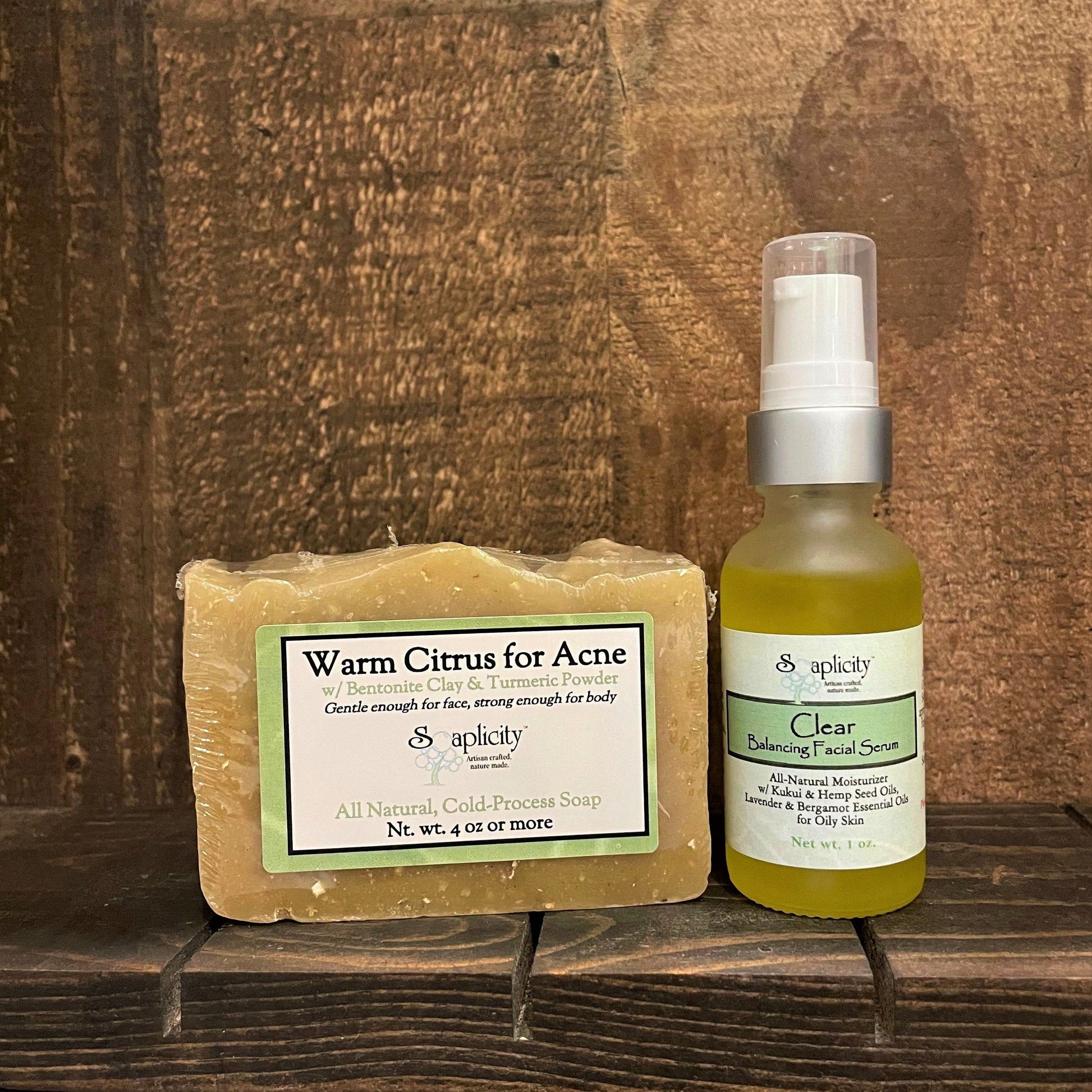 Clear Skincare Sets for Oily Skin - Clear Facial Soap & Serum - Bundles
