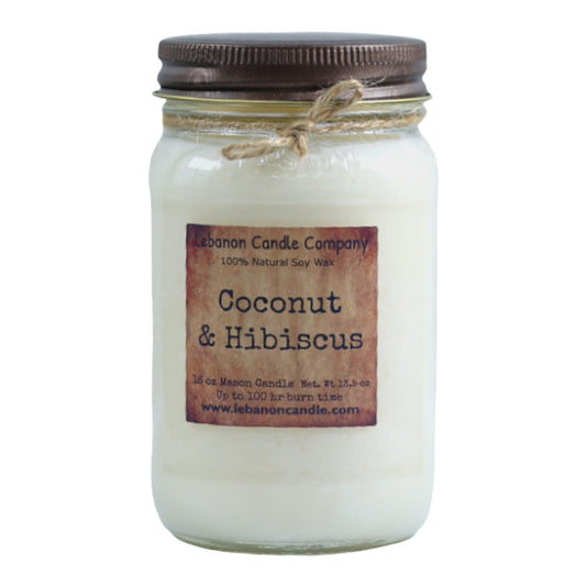 Coconut & Hibiscus Candle - - Candles & Melts