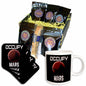 3dRose Coffee Gift Basket - Funny Space Mars Exploration and Colonization Occupy Mars. - Coffee Gift Basket - Coffee Gift Basket