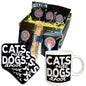 3dRose Cats Rule Dogs Drool - Coffee Gift Baskets (cgb_325900) - Coffee Gift Basket - Coffee Gift Basket