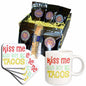3dRose Kiss Me and Buy Me Tacos - Coffee Gift Baskets (cgb_325911) - Coffee Gift Basket - Coffee Gift Basket