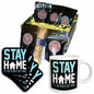 3dRose Stay Home Its Too Peopley Out There - Coffee Gift Baskets (cgb_325965) - Coffee Gift Basket - Coffee Gift Basket