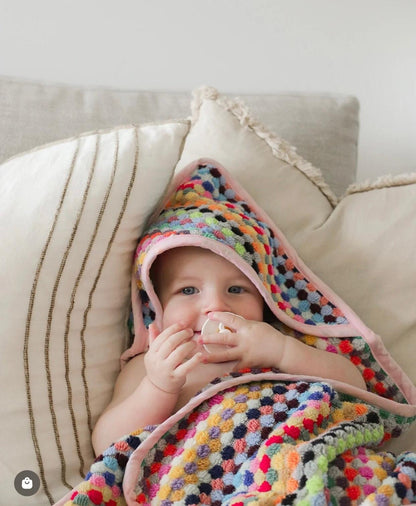 Pom Pom Baby Swaddle Blanket - - Blanket