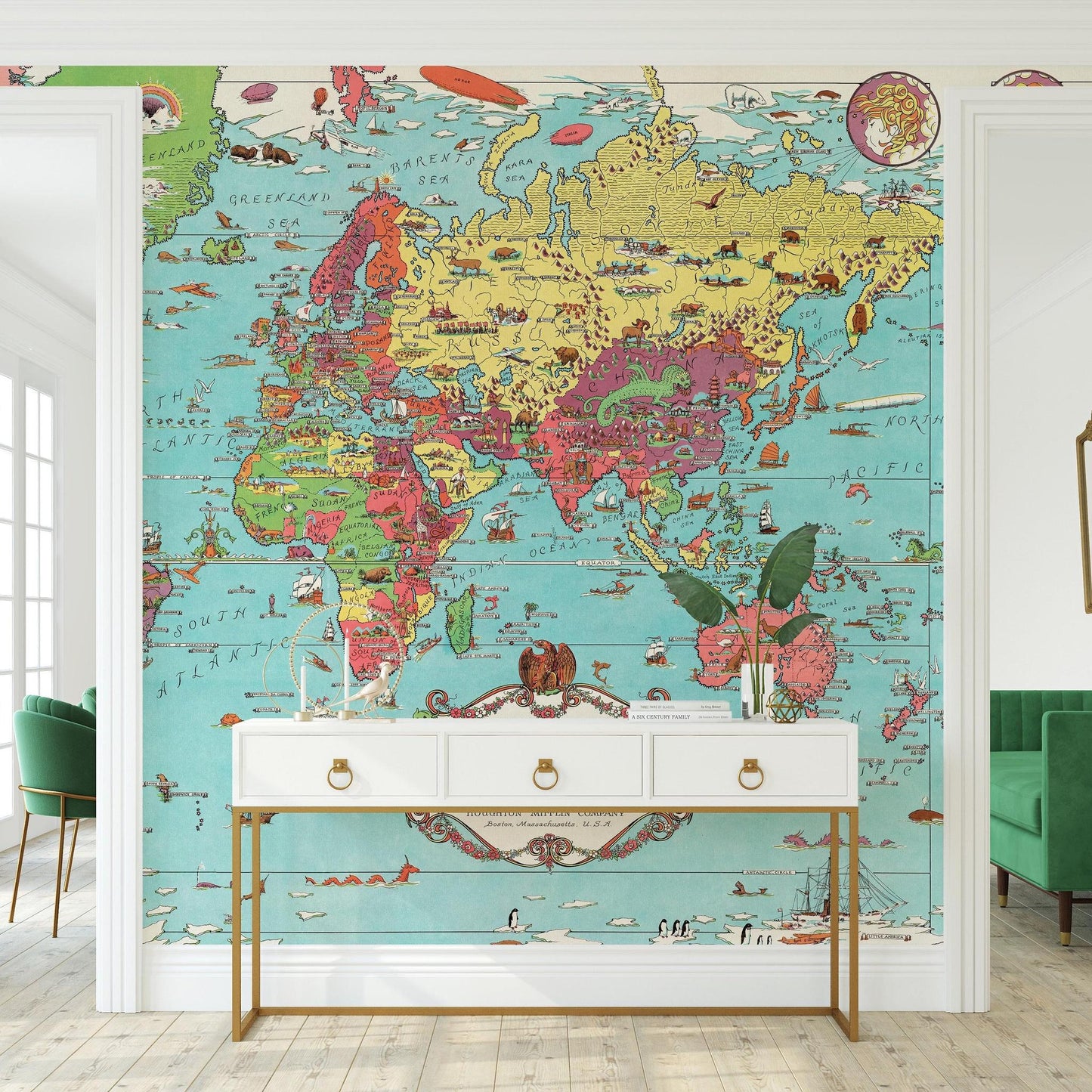 Dudley's World Wallpaper- WALL BLUSH- {{Product type}}