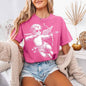 Comfort Colors Halftone Cupid V-Day Tee – Pixel Art Valentine T-shirt - Crunchberry - T-shirts