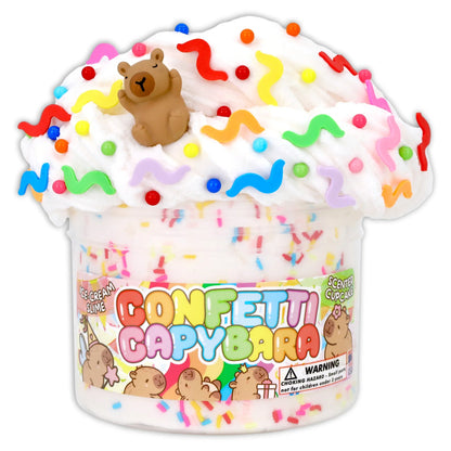 Confetti Capybara Dope Slime - - Fall & Halloween