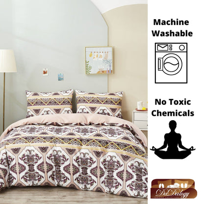 DaDa Bedding Oriental Kilim Persian Duvet Cover Set - - Duvet Covers