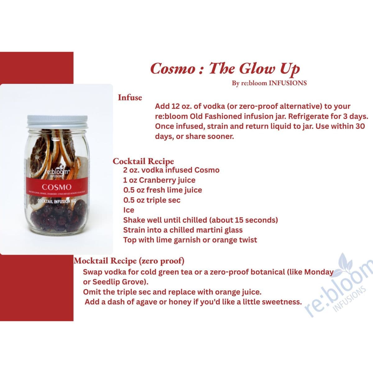 Cosmo Cocktail Infusion Kit - -