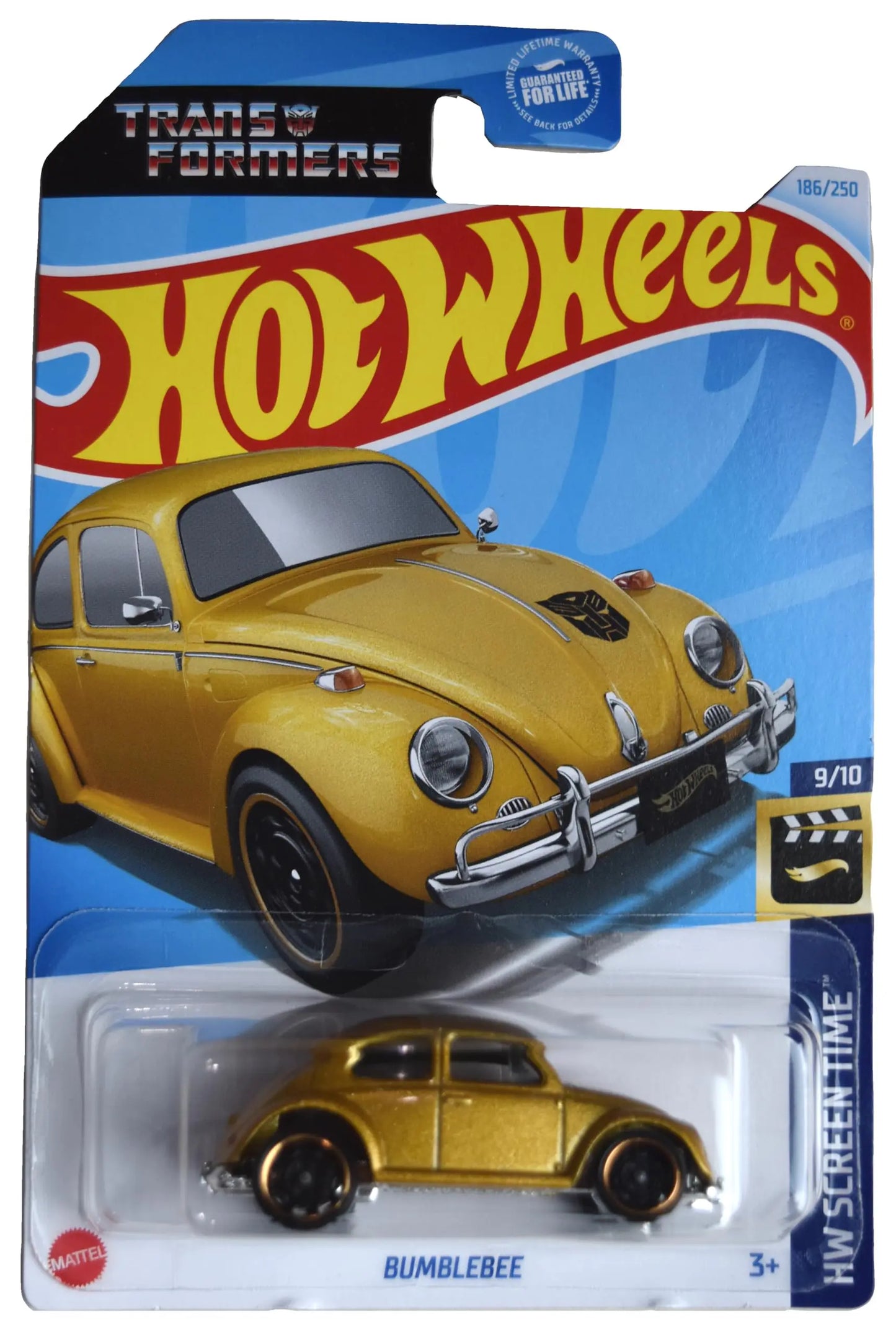 Hot Wheels Bumblebee HW Screen Time 9/10 [Gold] 186/250 - - toy car