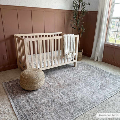 Cream Holi-2301 Washable Area Rug - - Rugs