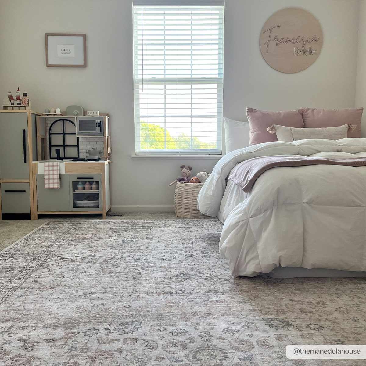 Cream Holi-2301 Washable Area Rug - - Rugs