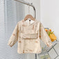 Cute Baby Bibs Toddler Long Sleeve Apron Kia Day Design