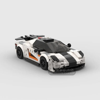 One Racing Sports Car Brick Toys Kia Day Design