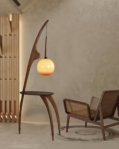 Curved Mantis Arm Floor Lamp - - Floor Lamp