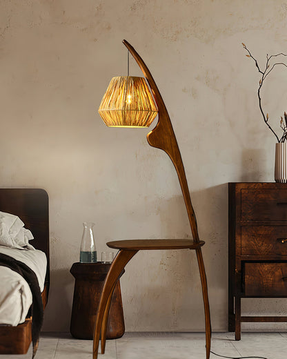 Curved Mantis Arm Floor Lamp - - Floor Lamp