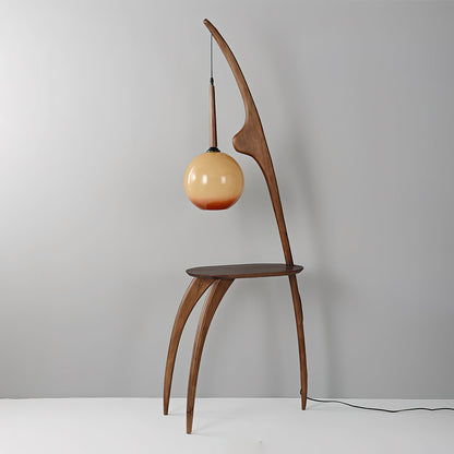 Curved Mantis Arm Floor Lamp - - Floor Lamp