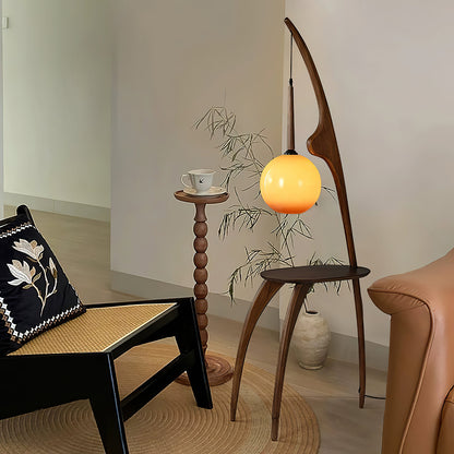 Curved Mantis Arm Floor Lamp - - Floor Lamp