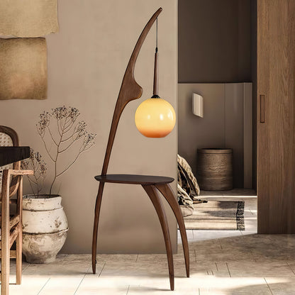 Curved Mantis Arm Floor Lamp - - Floor Lamp