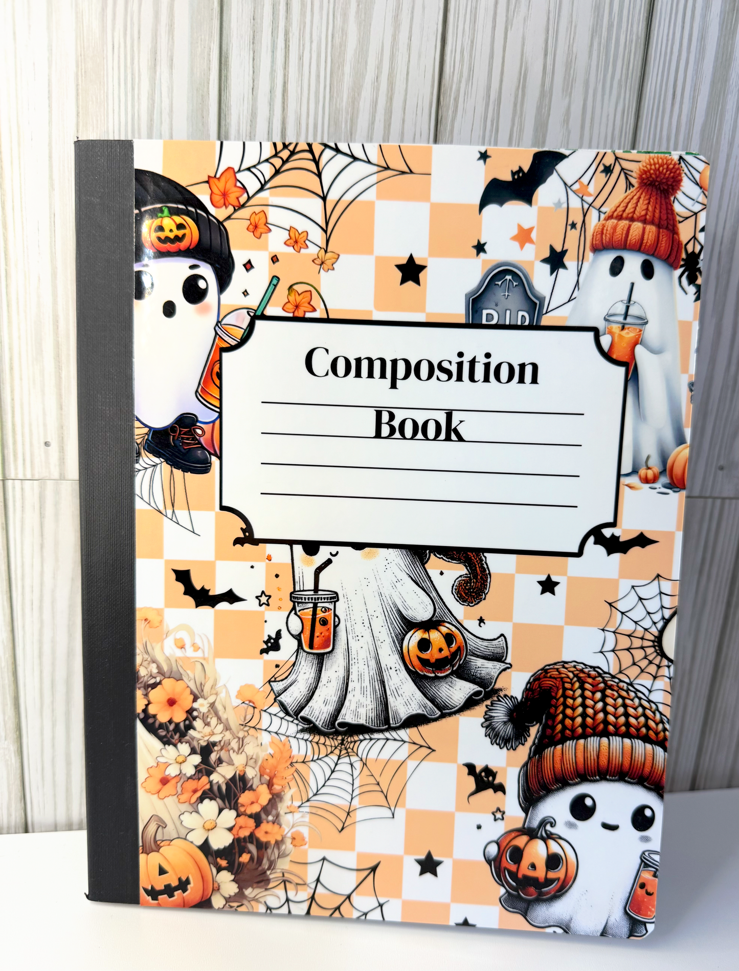 Ghost with Beanie Composition Books - - Journal