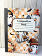 Ghost with Beanie Composition Books - - Journal