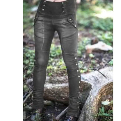 Stretch Pocket Pencil Pants - Kia Day Design