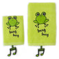 Milk&Moo Cacha Frog Baby Towel Set of 2 Green