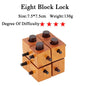 3D Wooden Brain Teaser Game - Kia Day Design