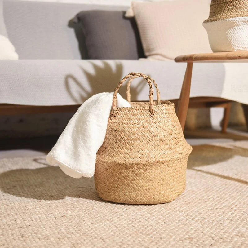 Handmade Bamboo Storage Basket