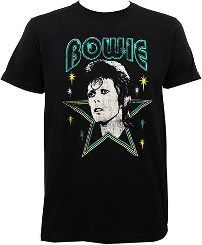 David Bowie Aladdin Frame Mens T-shirt- Officially Licensed - New- Vintage Merch- {{Product type}}