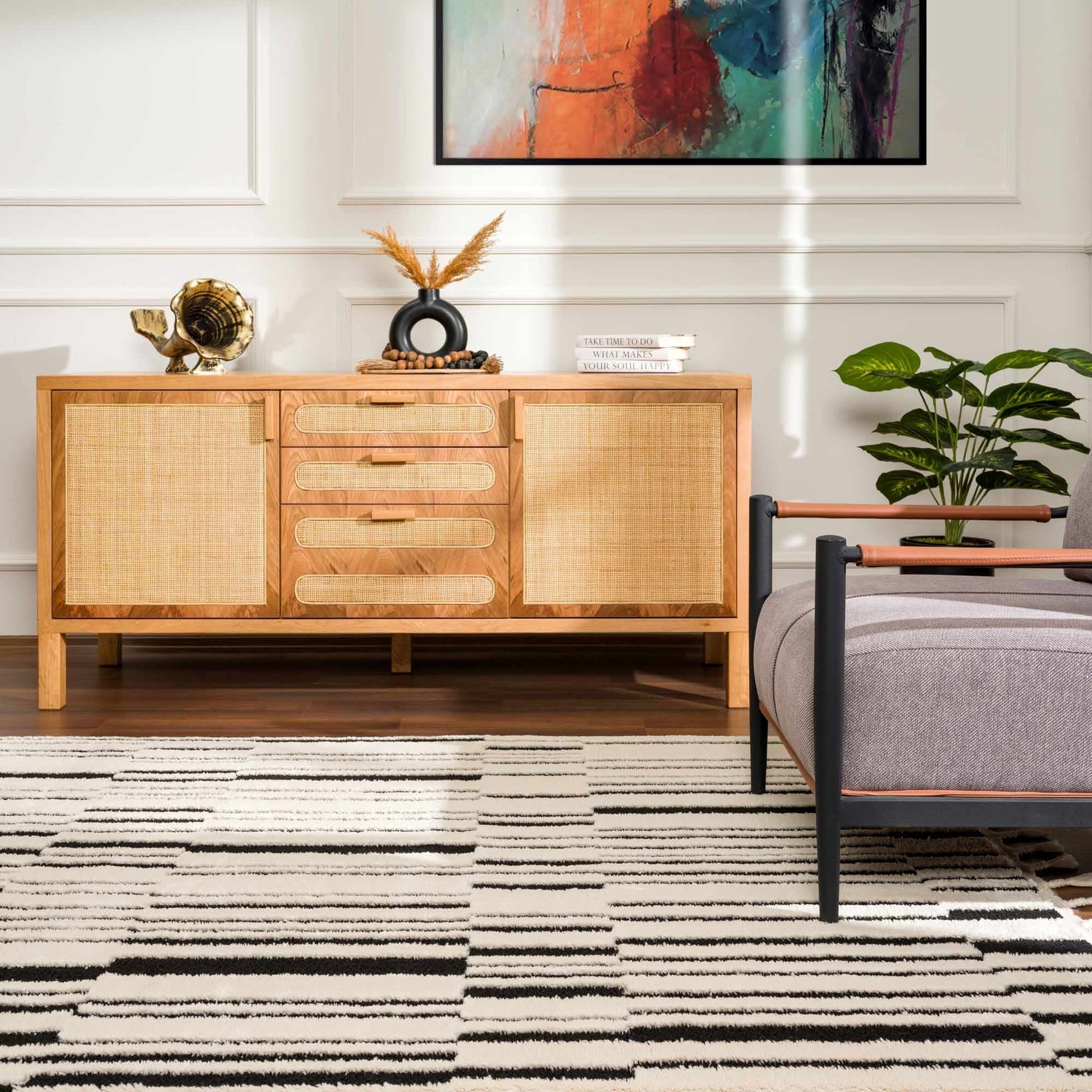 Bansi Area Rug - 7'10" x 10' Rectangle - Rugs